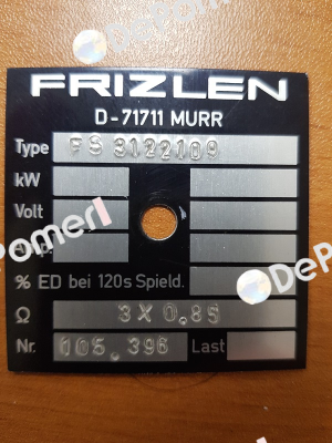 FS3122109-3X0.85  Frizlen