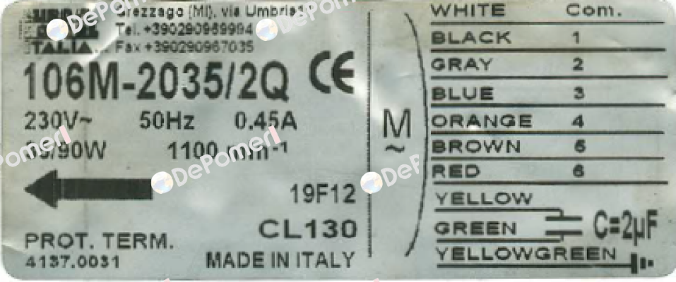 106M-2035/2Q Euro Motors Italia