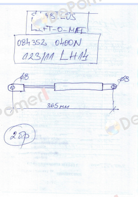 084 352 / 400N Stabilus