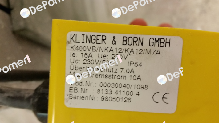 K400 (0003.0040) Klinger Born