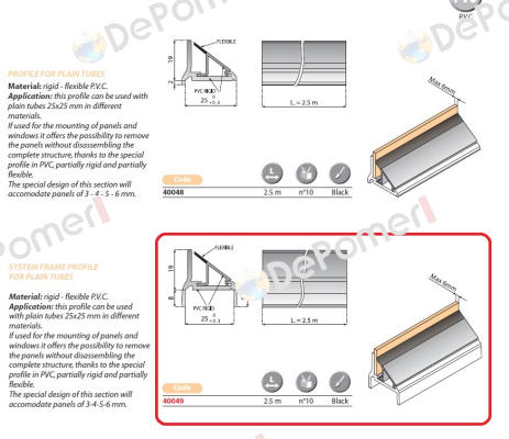 40048  obsolete/replacement 40049 System Plast