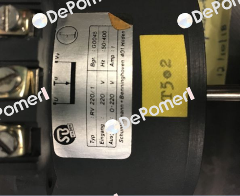 RV220/1, replacement RV 230/1 Schuntermann Transformatoren