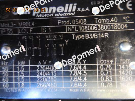 Type B3/B14R Carpanelli