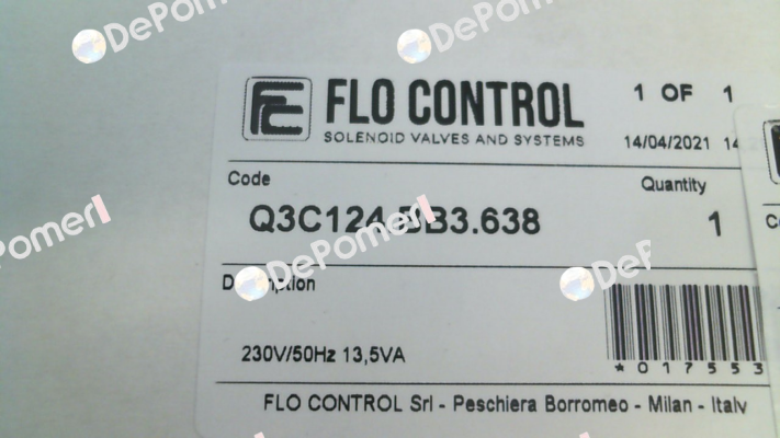 Q3C124.BB3.638 Flo Control