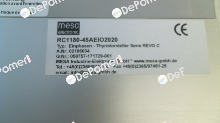 RC1180-45AEIO2020 CD AUTOMATION