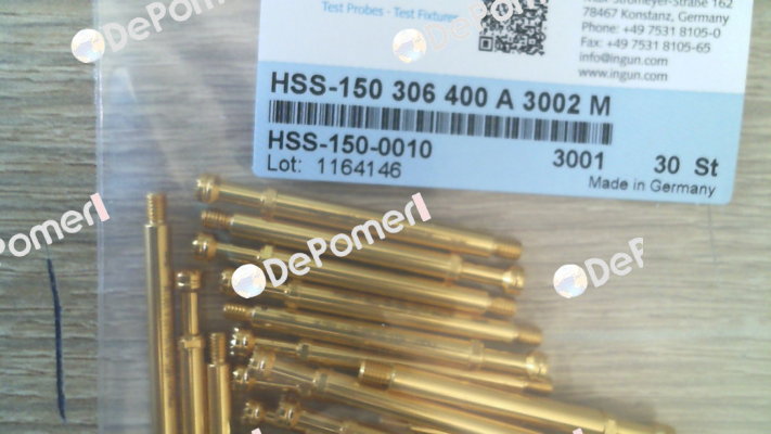 HSS-150-0010 Ingun