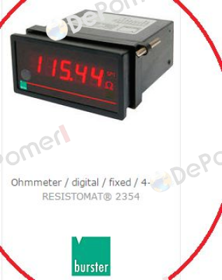 RESİSTOMAT 2354  Burster