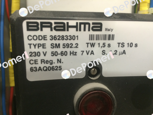 P/N: 150190472, Type:  SM 592N.2 Brahma