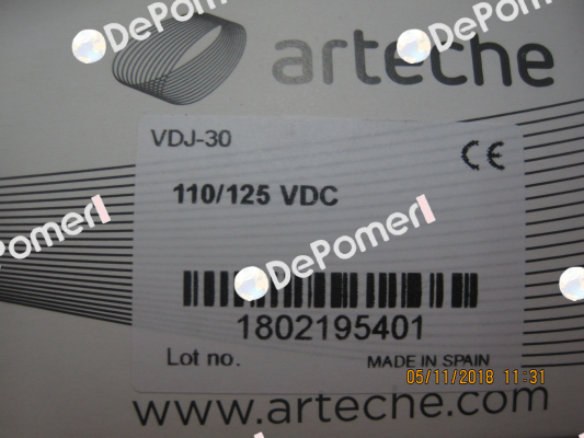 VDJ-30 Vdc Arteche