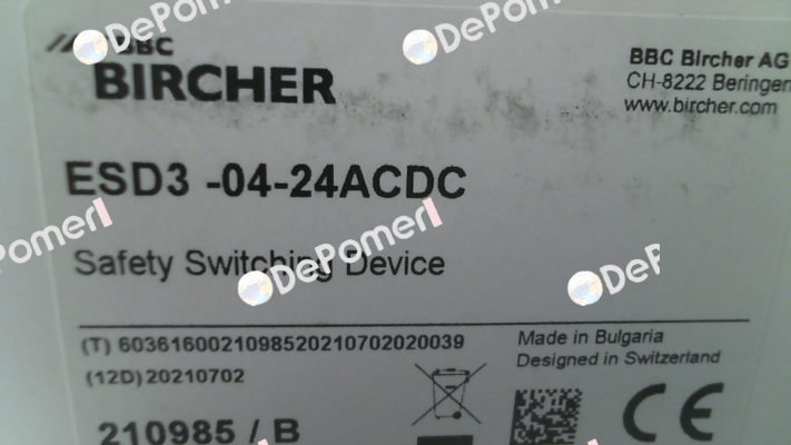 210985 / ESD3-04-24ACDC Bircher