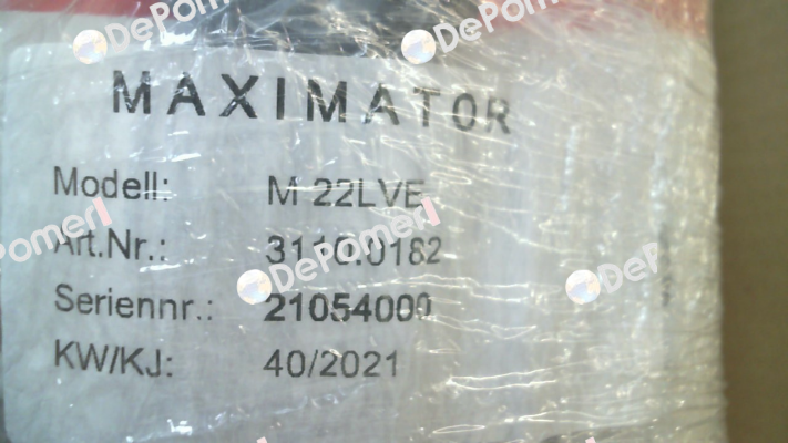 Type M22LVE; 3110.0182 Maximator