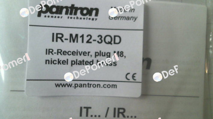 P/N: 9SIR028, Type: IR-M12-3QD Pantron