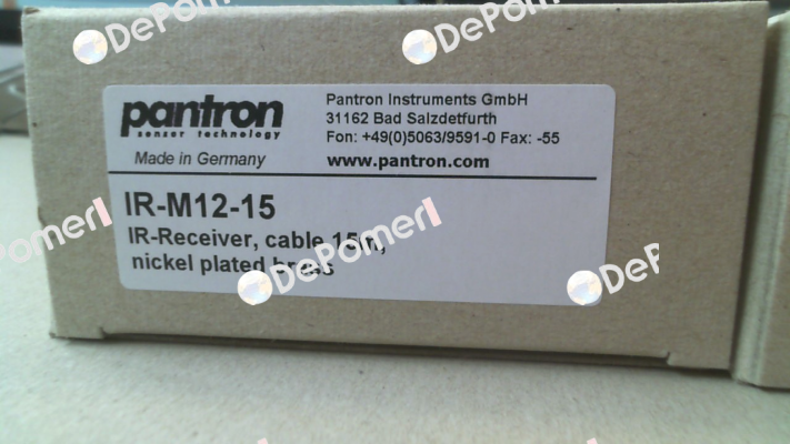 p/n: 9SIR024, Type: IR-M12-15 Pantron