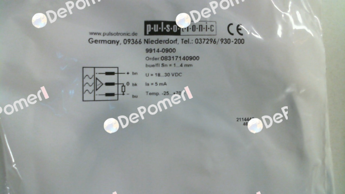 08317140900 / KJ4-M18MB80-ANU Pulsotronic