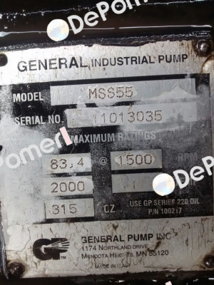 11013035 replaced with MWSR50   General Pump