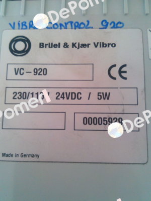 VIBROCONTROL 920  Bruel-Kjaer