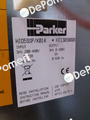 HID5SSP/K014, Nr:HI13090008  Parker