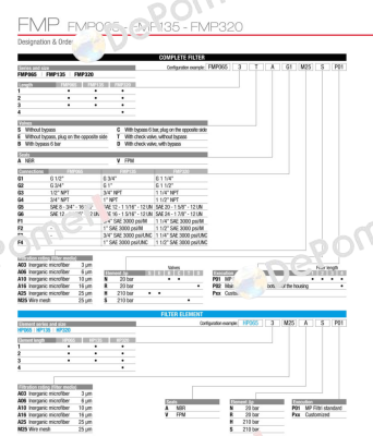 FMP-065-2-B-A-G1-A06-N-P01 MP Filtri