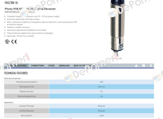 FAIZ/BN-1A Micro Detectors / Diell