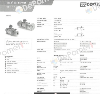 MK 20 NC Coax