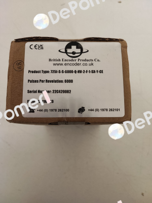 725I-S-S-6000-Q-HV-2-F-1-SX-Y-CE ACCU-CODER