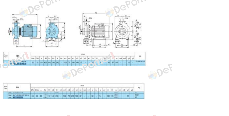 NM 32/12 FE-60 380V-60Hz R3-X7X72Z7  Calpeda