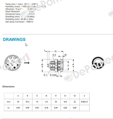 ECP.3S.310.CLN Lemo