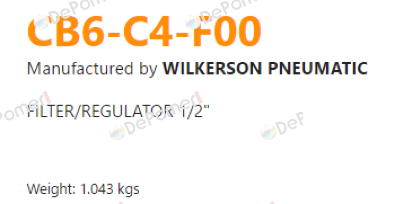 CB6-C4-F00 Wilkerson