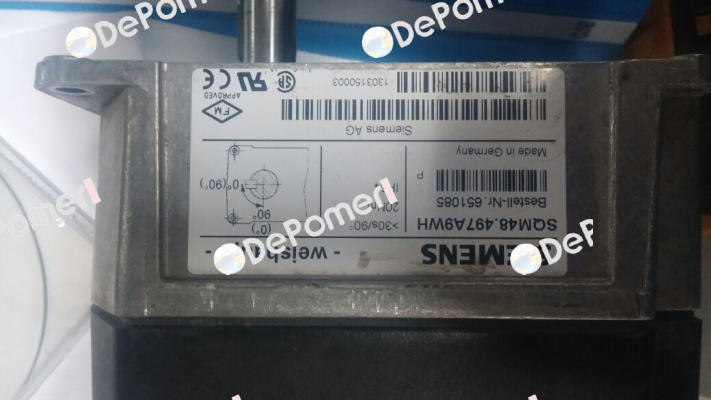 SQM48.497A9WH is obsolete, replacement by SQM48.497A9 Siemens (Landis Gyr)