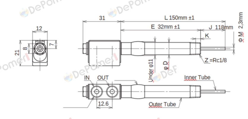 JC-KRM-10-L150-E32-J118-M2.3 Ahresty-tec