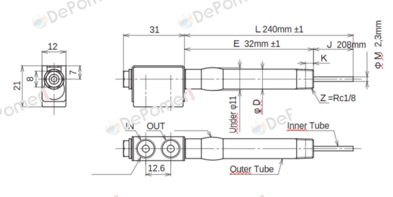 JC-KRM-10-L240-E32-J208-M2.3 Ahresty-tec