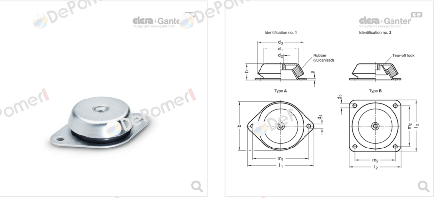 GN 148-113-M16-A-1-68 Elesa Ganter