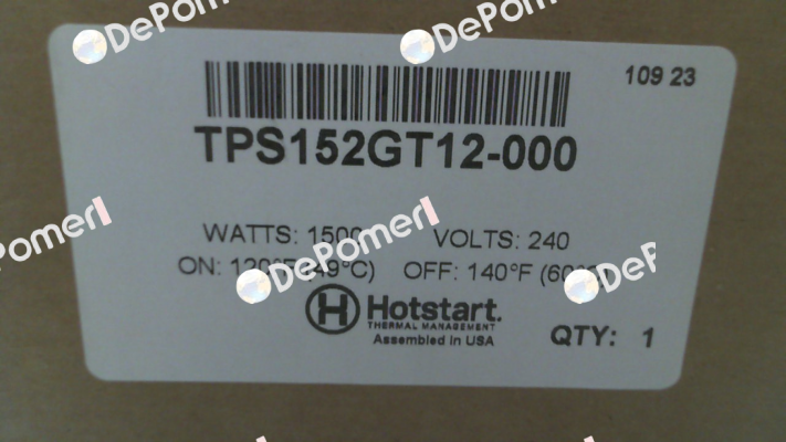 TPS152GT12-000 Hotstart