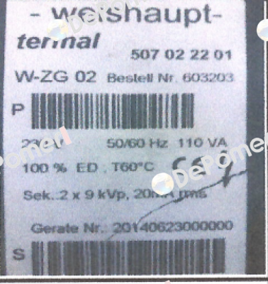 603226 Weishaupt