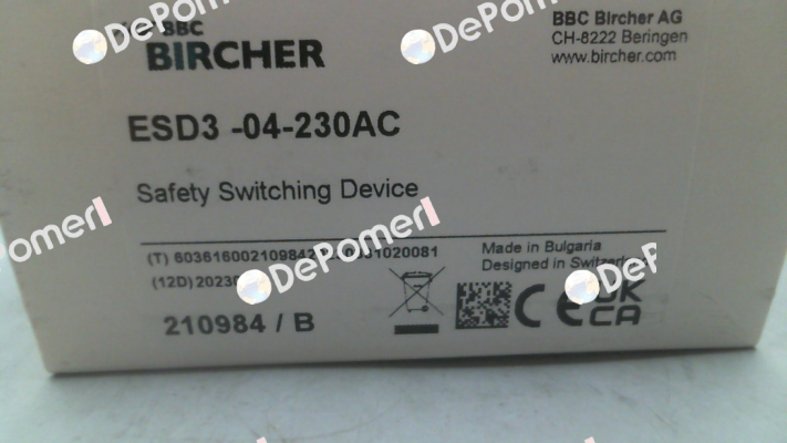 ESD3-04-230AC Bircher