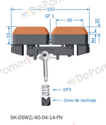 0144059/03 / SK-DSW2/40VP-04-14-FN-R15 Vahle