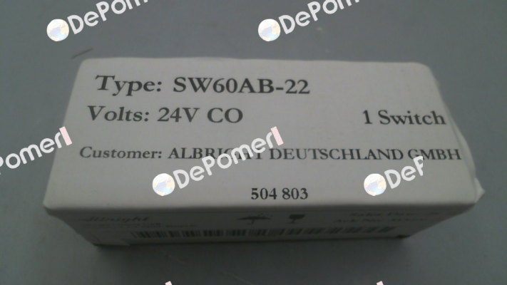 SW 60AB22/24V  504803 Albright