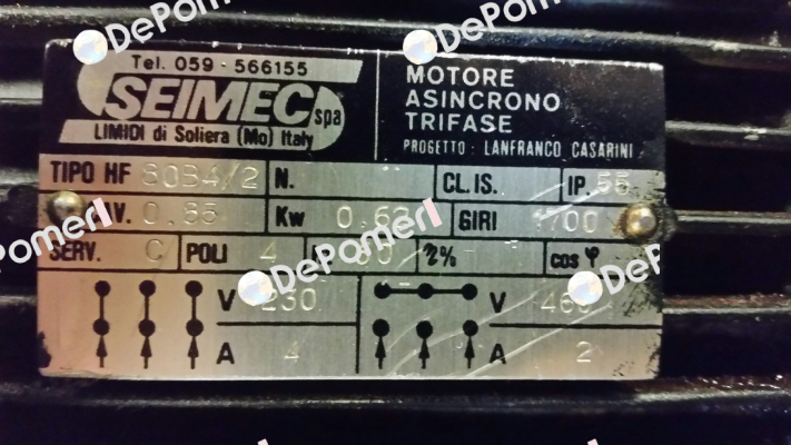 8034/2  OEM and Obsolete  Seimec (Rossi)